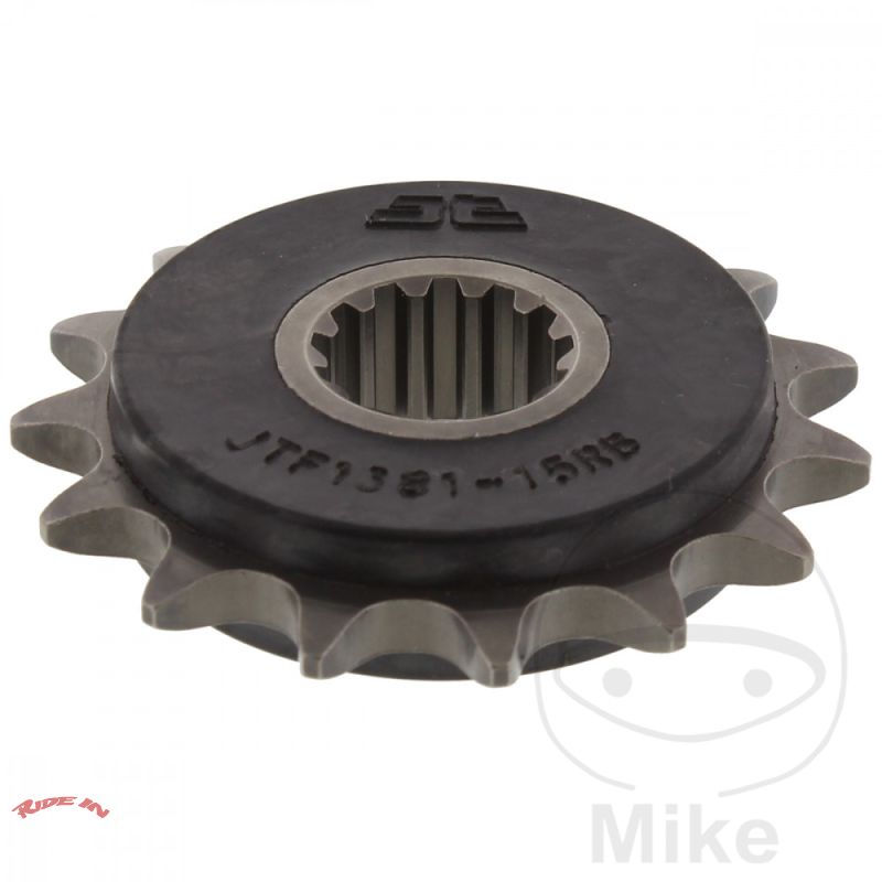 Voge 300 Rally Ritzel 15Z Teilung 520 Gummiert + Sicherungsscheibe